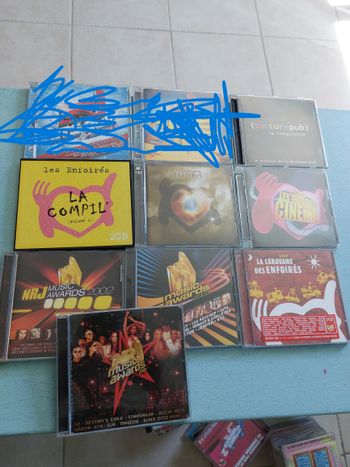 Lot 1- 8 cd NRJ Awards -Enfoirés