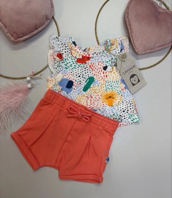 Ensemble bébé fille - neuf - Canada House - Taille 0/1 mois 