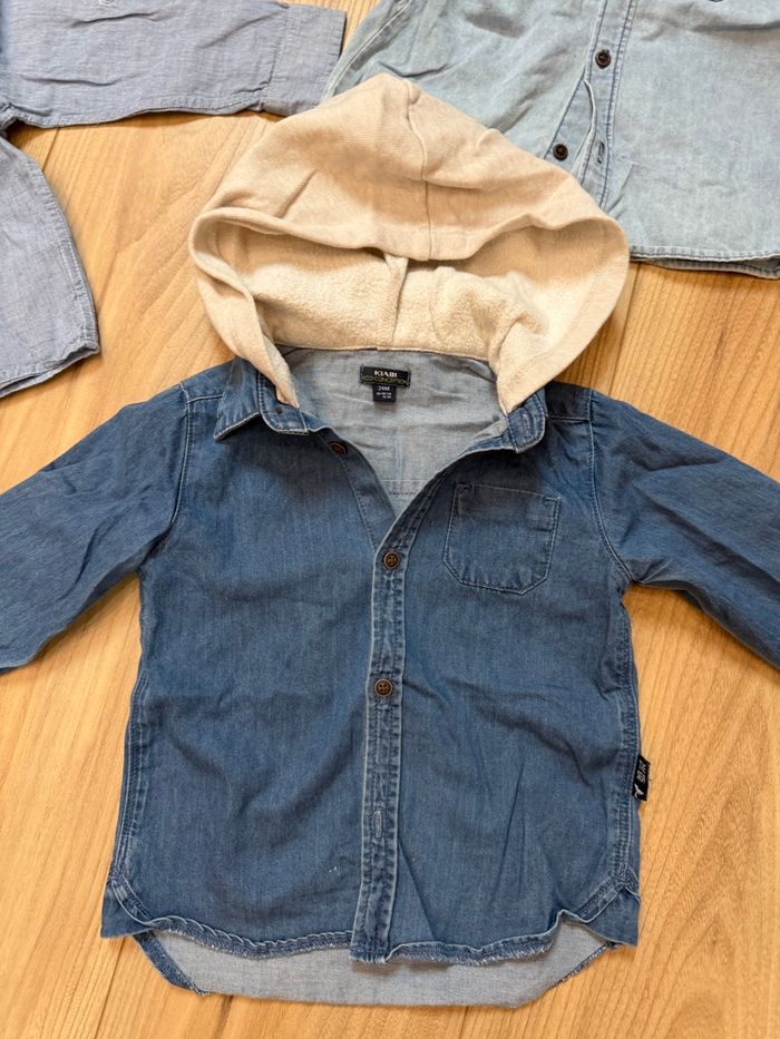 Lot de chemises en jean 24 mois - photo numéro 5