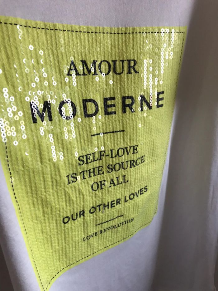 Tee shirt sequins Camaïeu - photo numéro 3