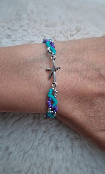 Bracelet thème vacances/été étoile de mer