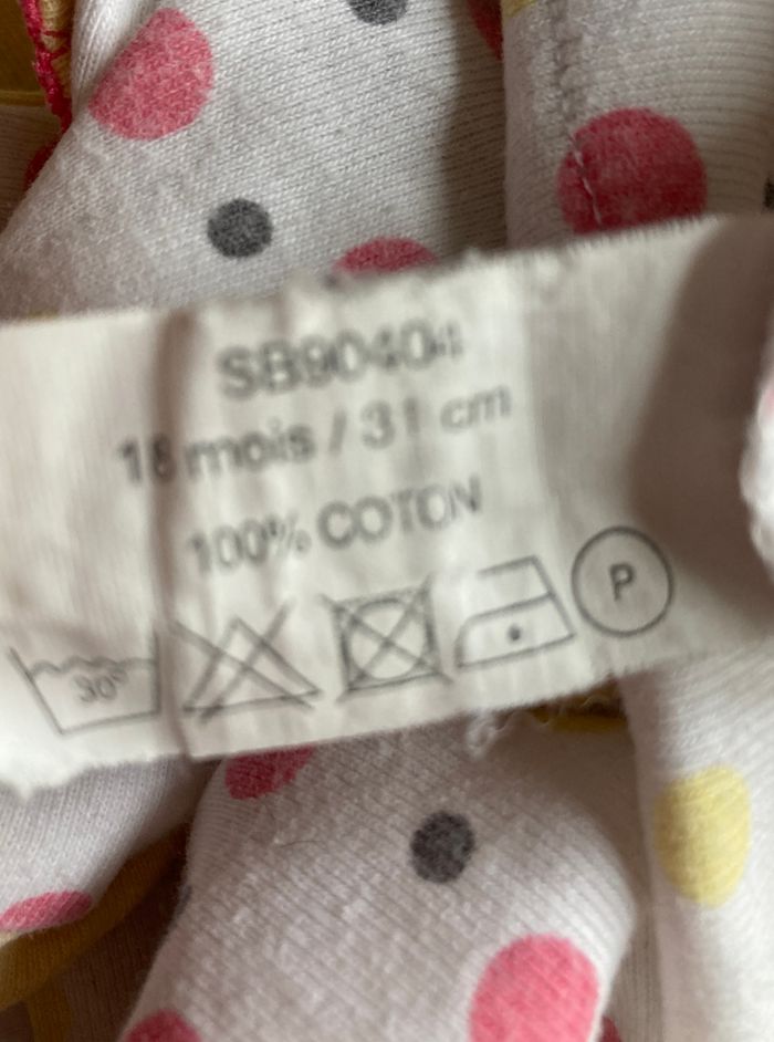 pyjama grenouillère fraise Jolie à croquer bébé 18 mois - photo numéro 6