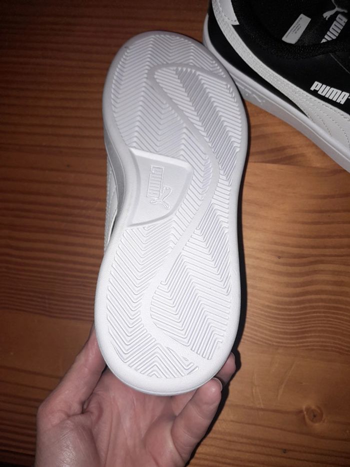 Puma smash noire et banche 37 neuve - photo numéro 8