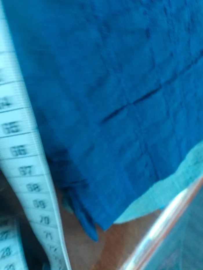 3 pantacourt élastique à la taille bleu vert taille L - photo numéro 12