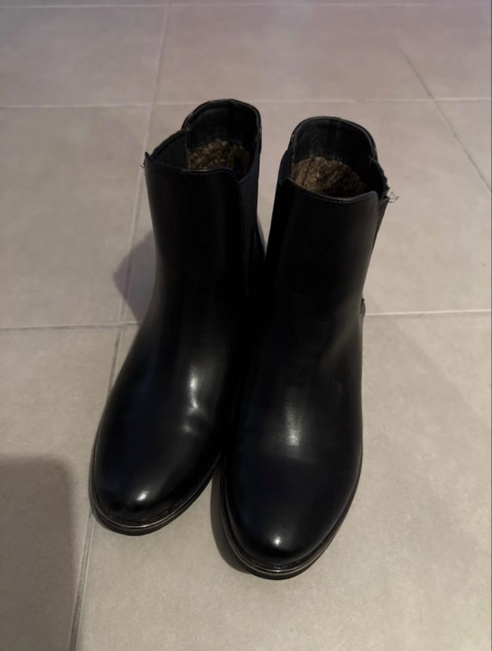Bottines liseré doré - photo numéro 2