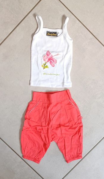 Ensemble été fille - 6 mois