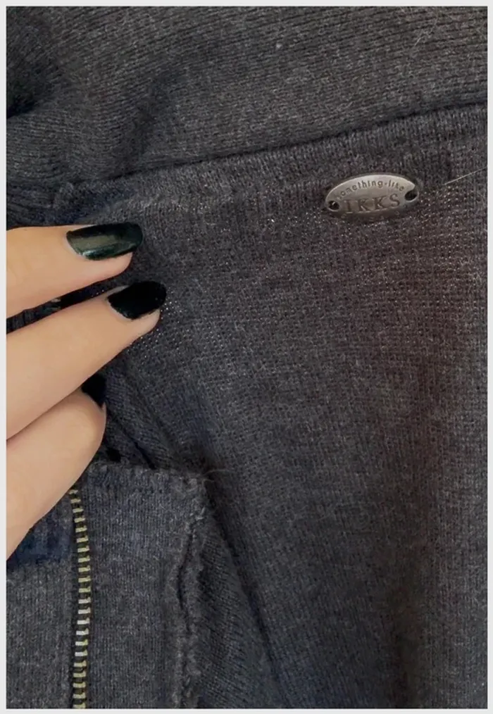 Veste cardigan IKKS grise taille M très bon état - photo numéro 5