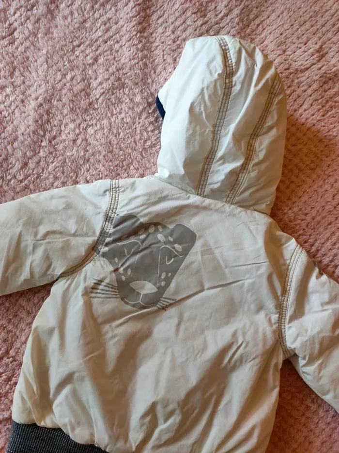 Manteau réversible Catimini 3 mois - photo numéro 5