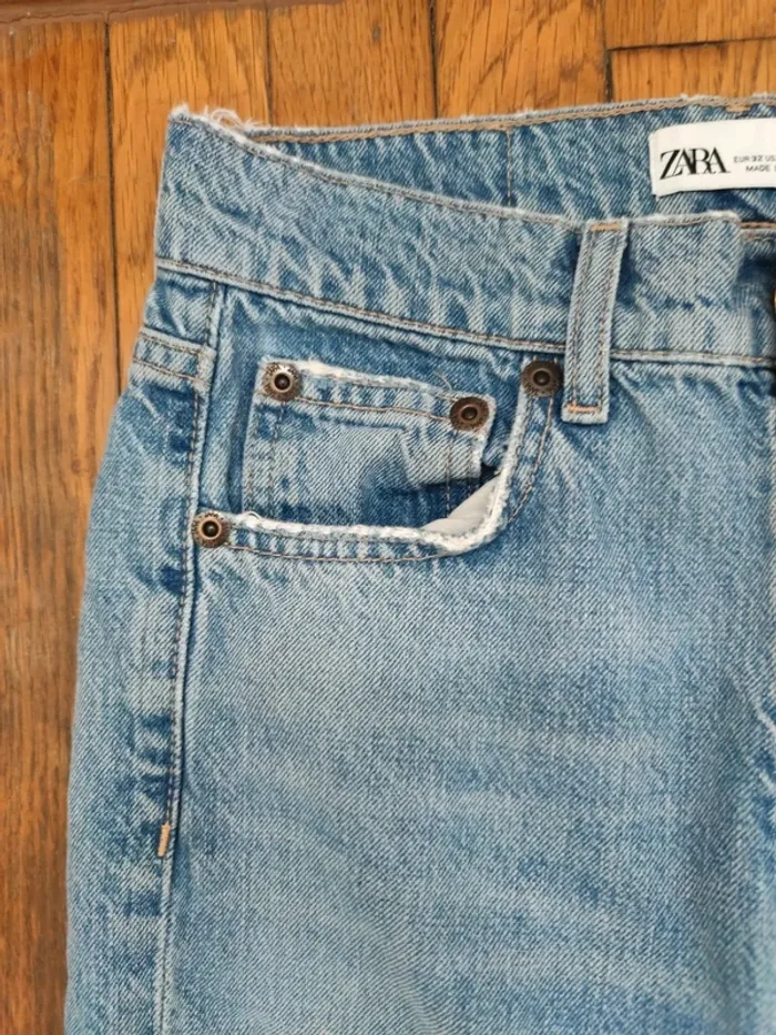 Jean Bleu claer 32 zara - photo numéro 4