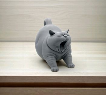 Chat qui baille
