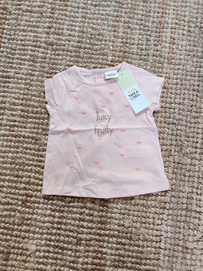 T-shirt fille 6 mois