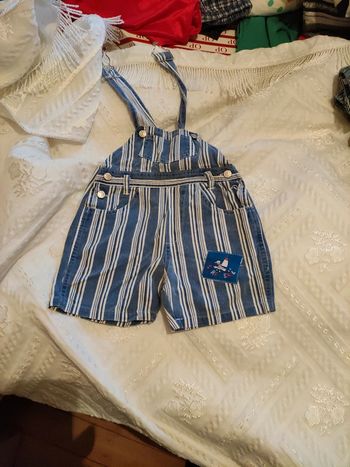 salopette  short 1 an
