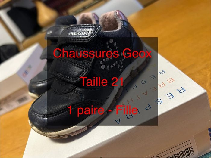Chaussures Geox Fille - 1 paire - Taille 21 - photo numéro 2