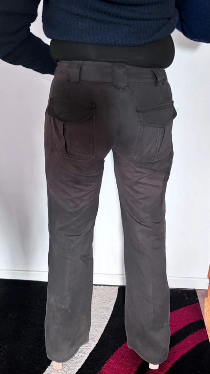 👖 pantalon large vintage aspect daim taille 34 XS #jennyfer - photo numéro 6