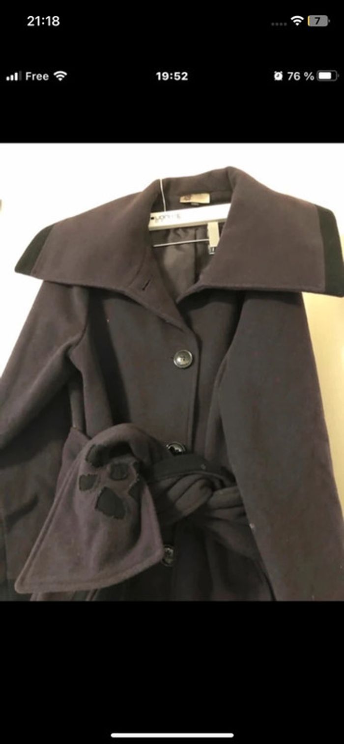 Manteau long : duff coat . Taille 40 - photo numéro 3