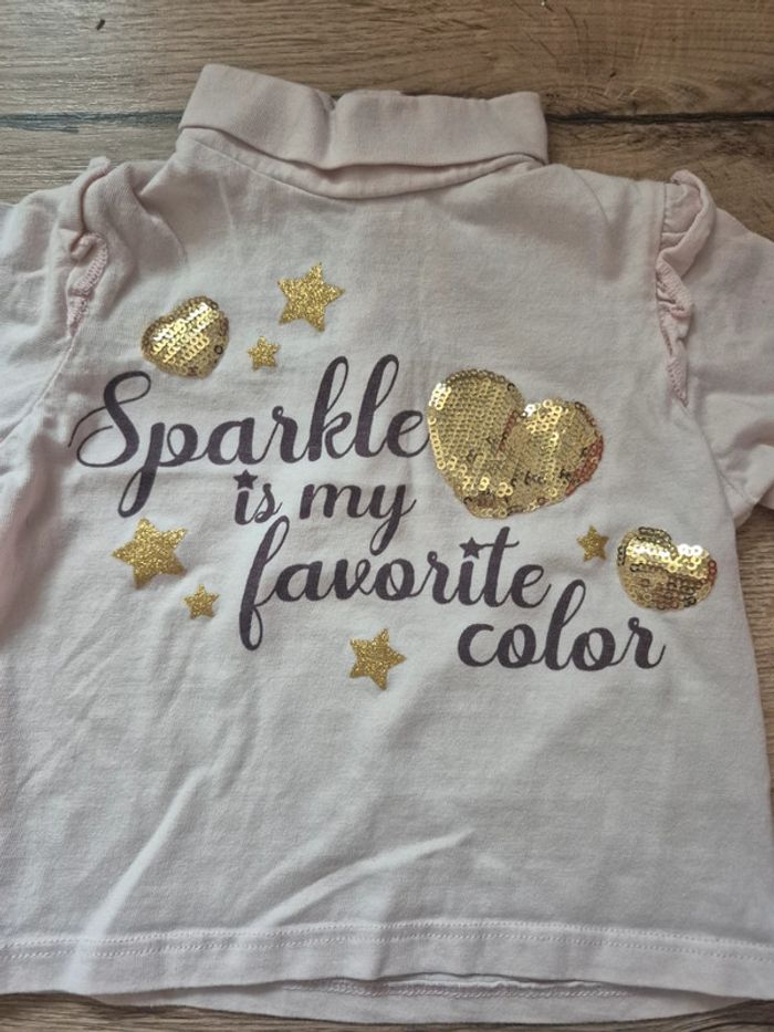 🌟 Lot bébé fille 12 mois / 74 cm Hauts & pantalons fun - photo numéro 7