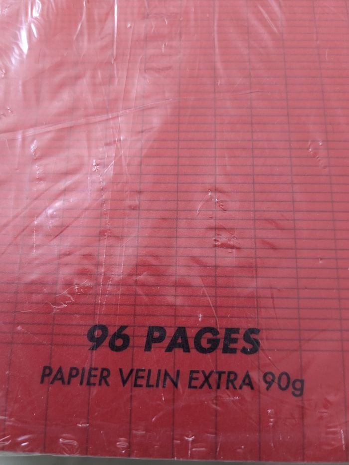 2 Lot de 10 cahiers Conquérant, 96 pages. Taille  21 x 29,7 cm - photo numéro 4