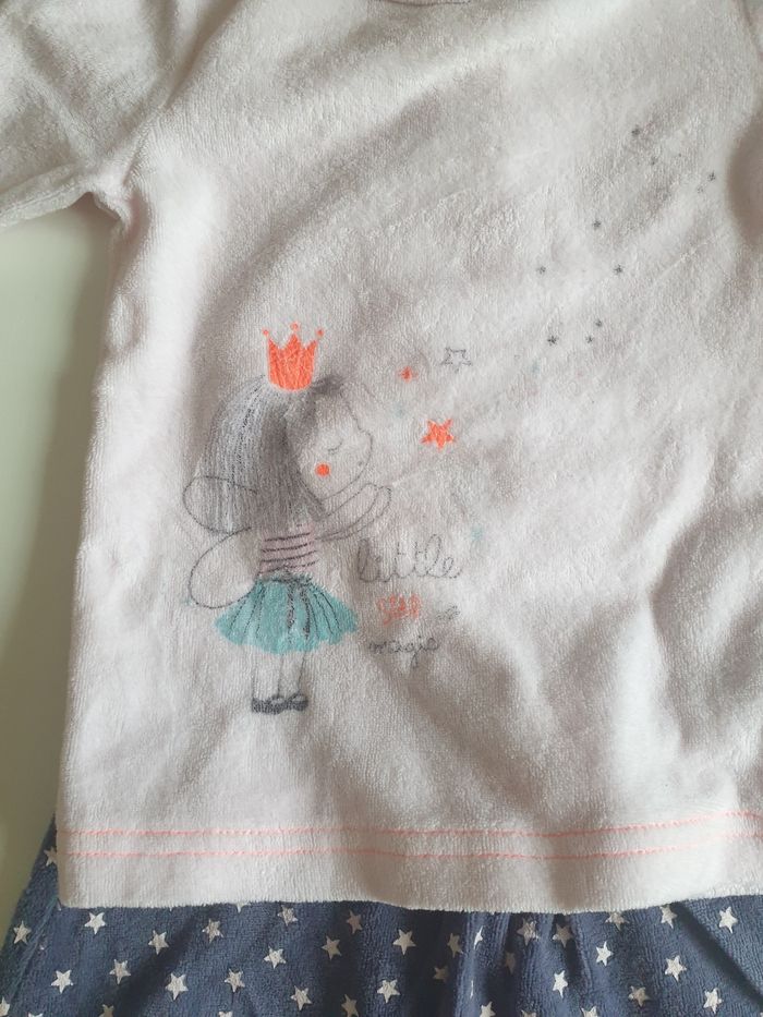 Ensemble velours fille 18 mois petit beguin - photo numéro 2