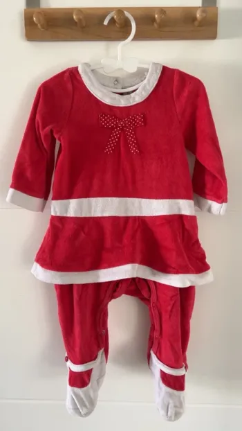 Pyjama velours bébé fille