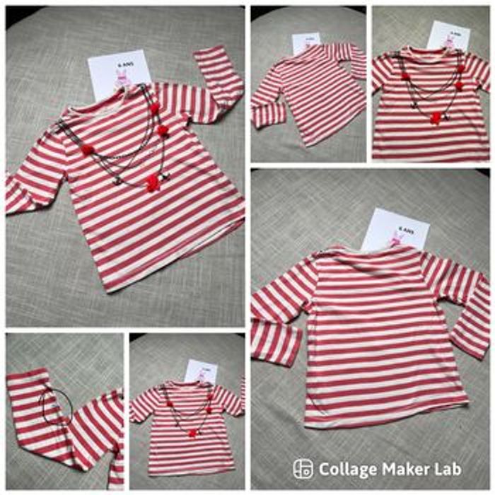 Lot de 11 t-shirts manches longues fille – 6 ans – Bon état - photo numéro 5