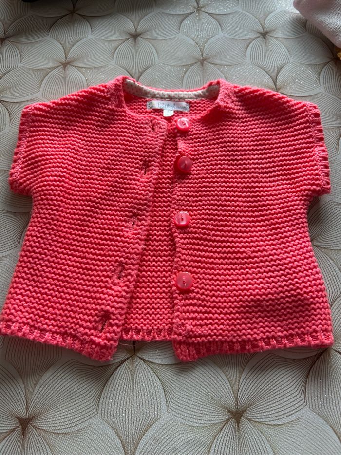 lot de gilet bébé fille 1 mois - photo numéro 3