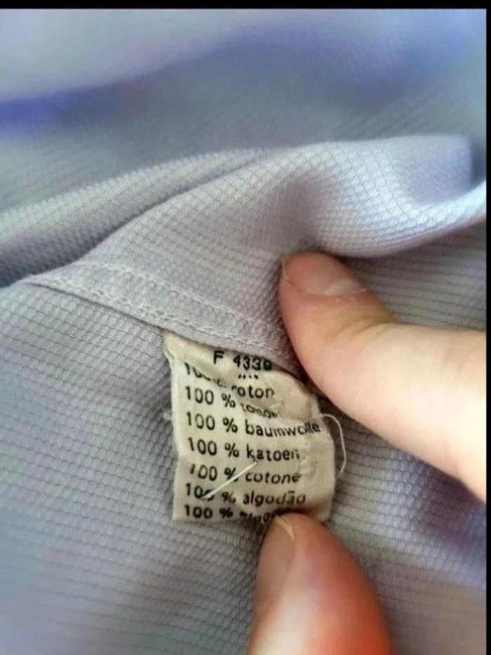 Chemise Lacoste à manches courtes, logo brodé, 100 % coton, taille M 41 - photo numéro 10