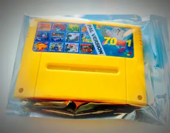70 jeux Super Nintendo SNES en 1 cartouche