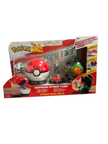 Coffret Surprise Attack Game Griknot + Poké Ball et Solochi + Sombre Ball Jazwares neuf