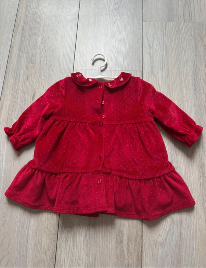 Robe en velour rouge - photo numéro 2