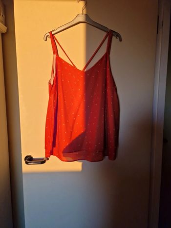 Débardeur Kiabi (neuf, corail), 4XL / 48 / 20