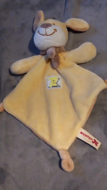 Doudou plat chien Nicotoy