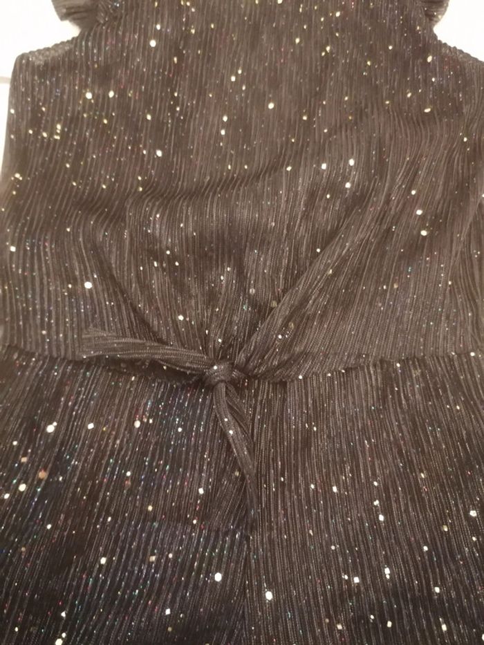 Combi short avec paillettes multicolore et dorées neuf juste lavé taille 4 ans - photo numéro 2
