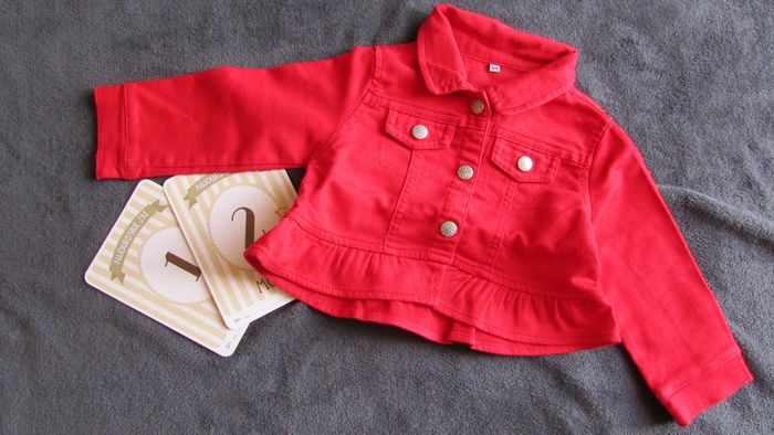 Veste / Manteau Léger Pour Bébé Fille NEXT - Taille 9-12 Mois - Occasion Très Bon état
