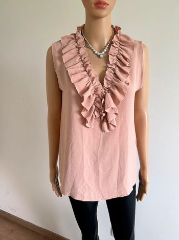 Blouse rose sans manches Sophie & Soleil taille M jamais portée