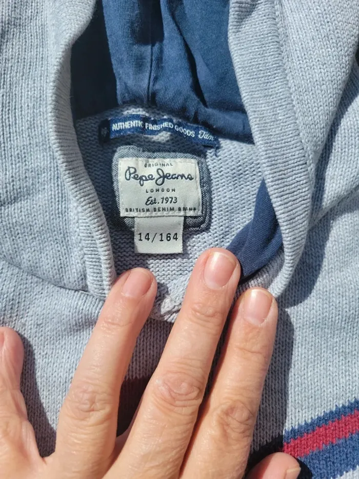 Pull pepe jeans taille 14 ans - photo numéro 2