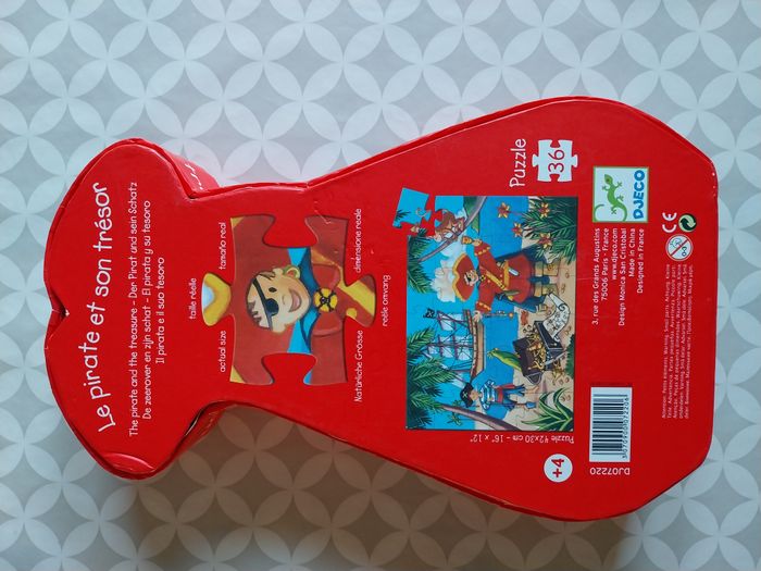 Puzzle 36 Pièces Le Pirate et Son Trésor - photo numéro 2