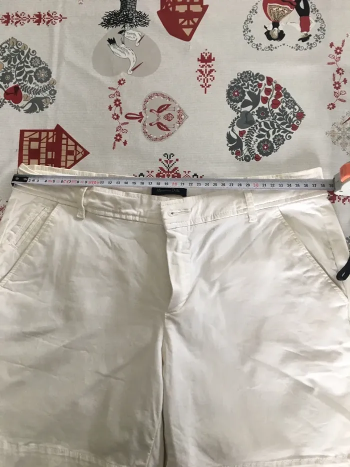 Short blanc cassé Massimo Dutti T.36 - photo numéro 7