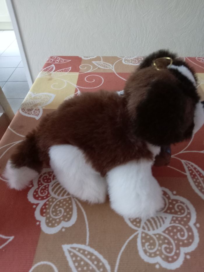 Peluche  chien st Bernard - photo numéro 3