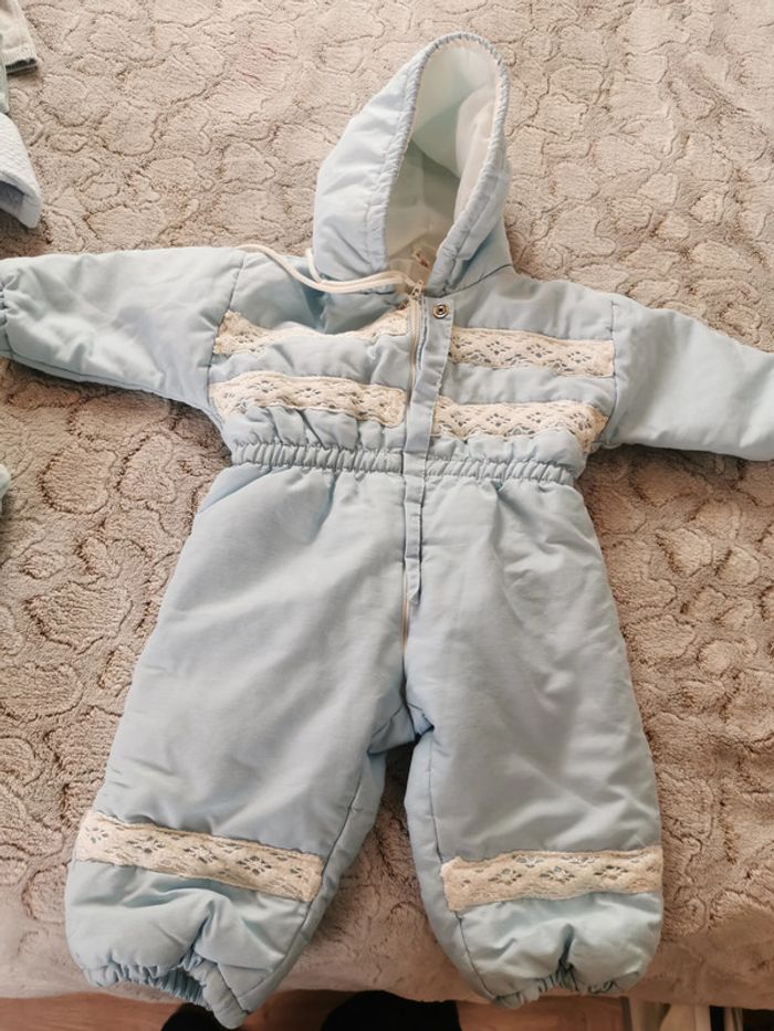 Lot de 10 vêtements bleu bébé 6 mois - photo numéro 17