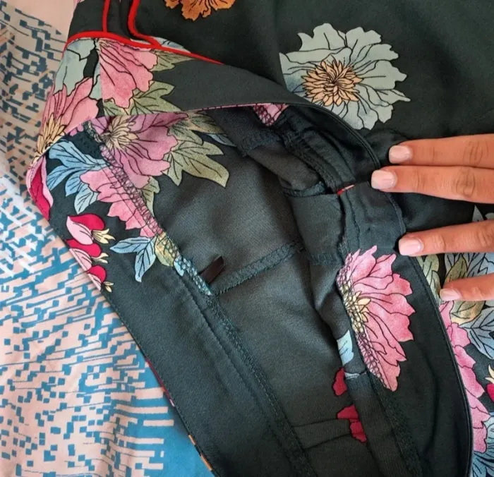 Pantalon fluide fleuri - photo numéro 3