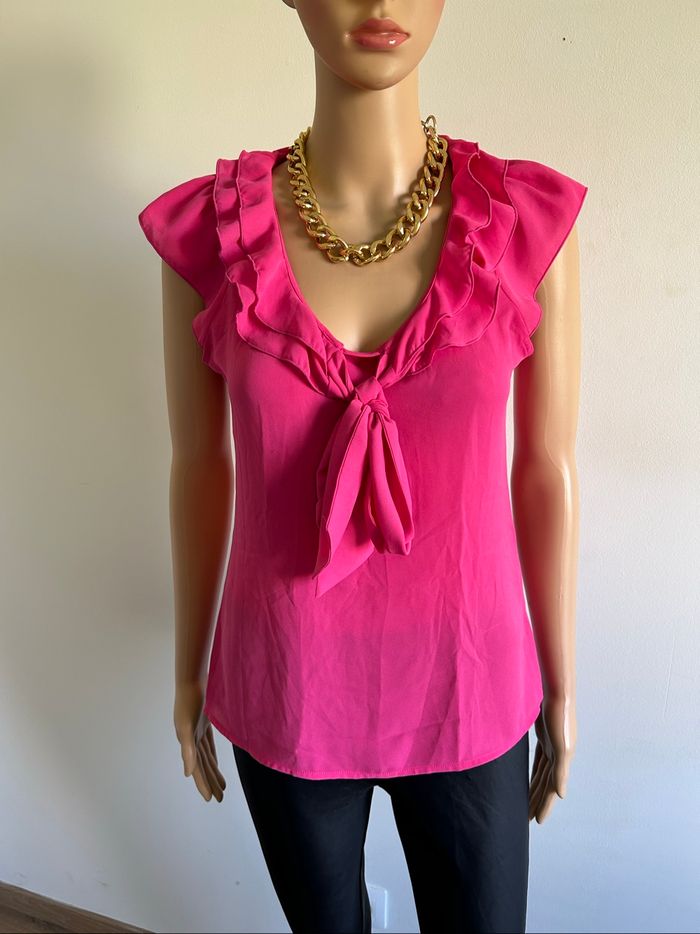 Blouse rose sans manches Morgan taille 36 jamais portée
