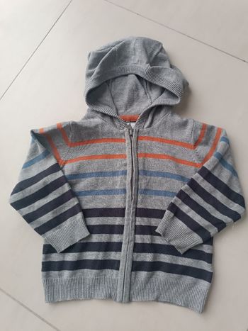 Gilet à capuche zippé