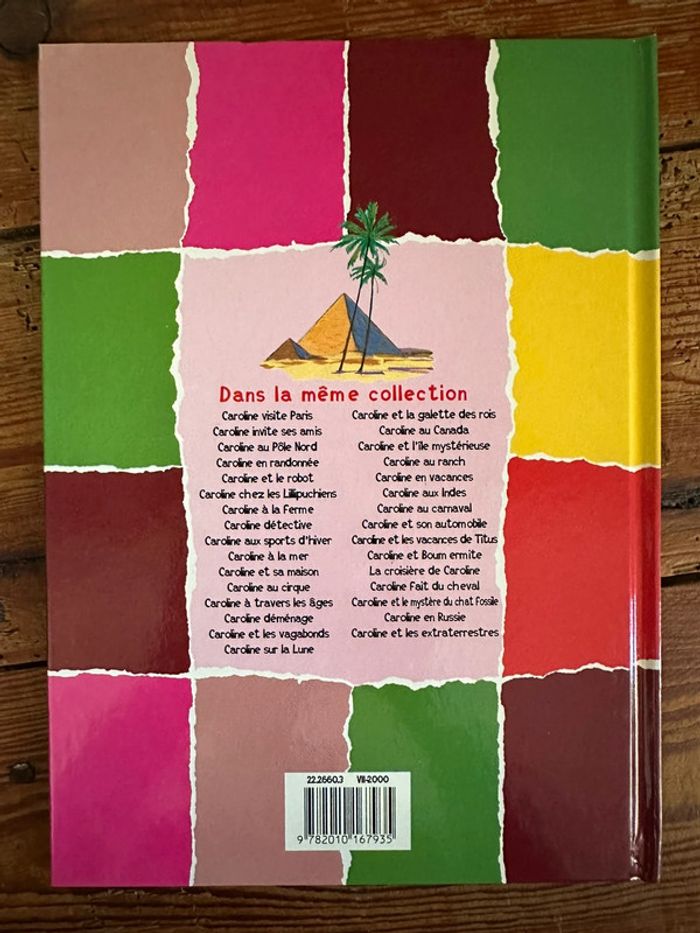 Livre bd album Pierre Probst multicolore Caroline en Égypte pyramides - photo numéro 2