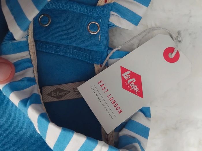 Sweat bleu fantaisie, effet 2 en 1, Lee Cooper, 12 ans - photo numéro 4