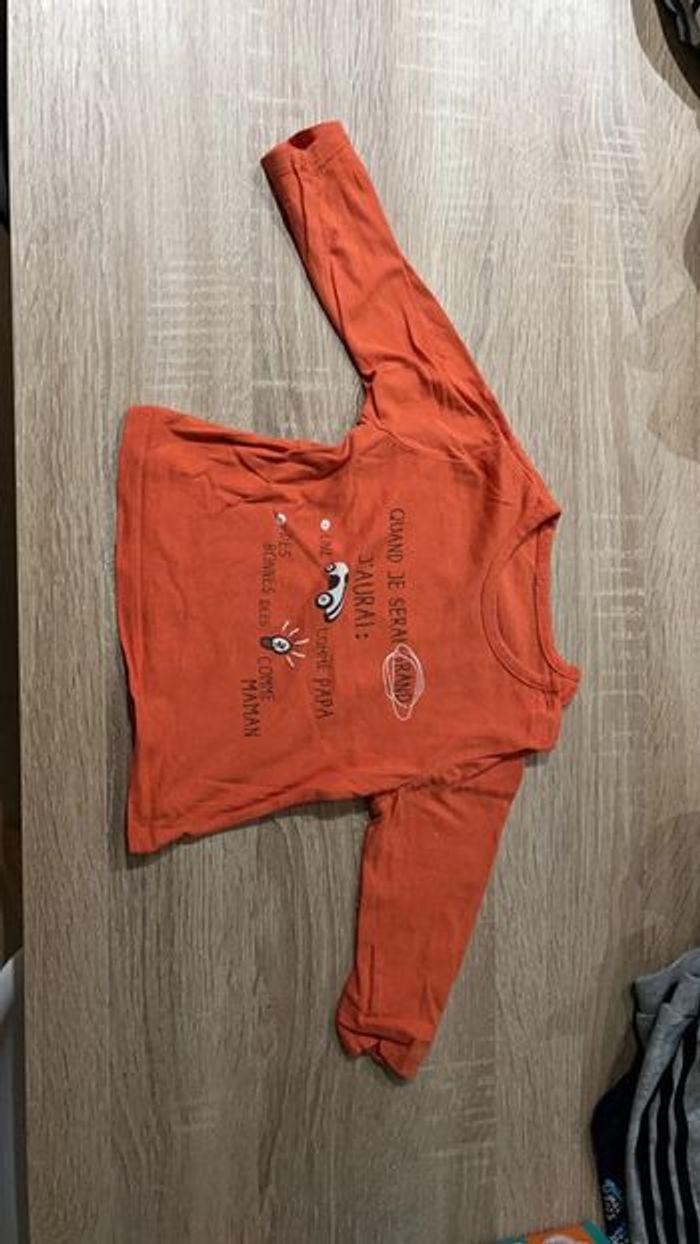 Tee shirt ML 6 mois