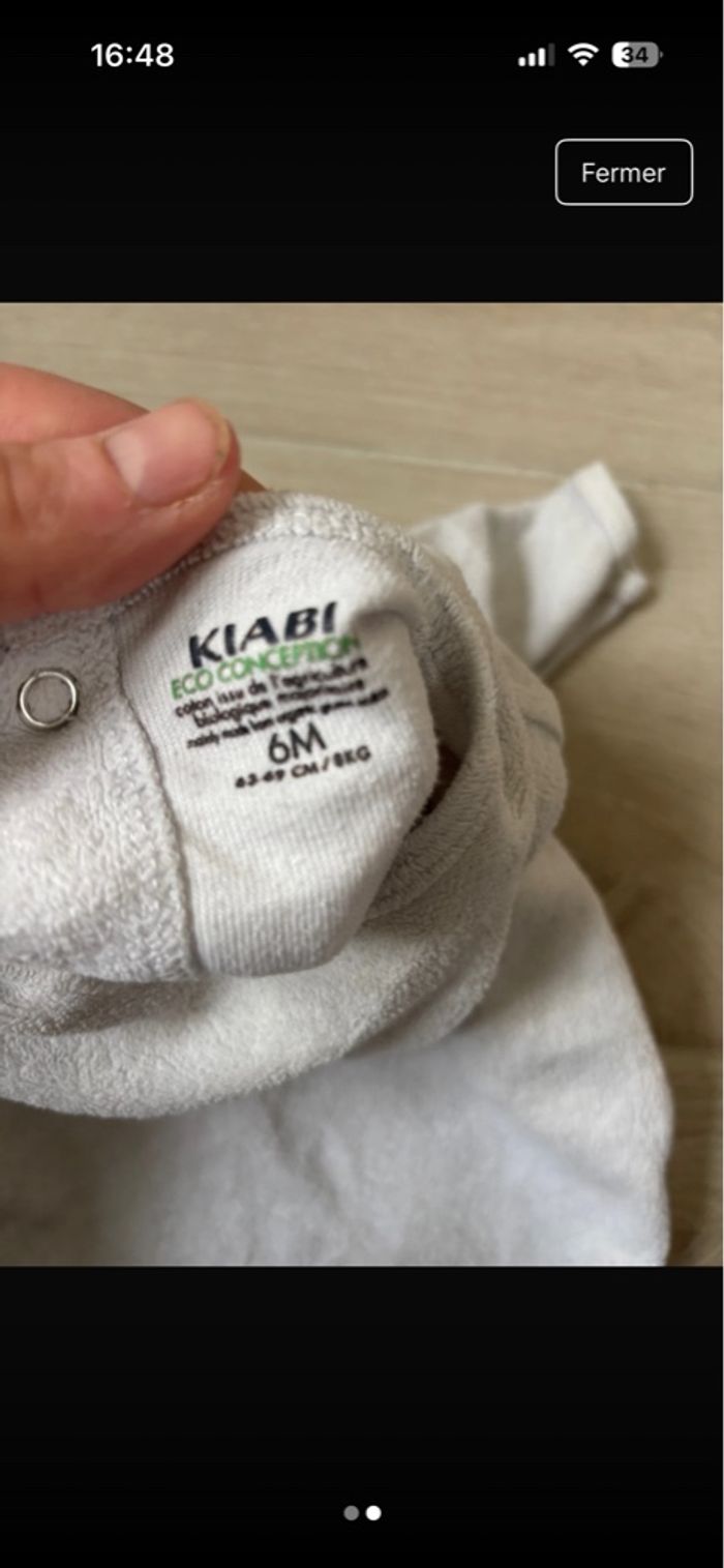 Pyjama 6 mois - photo numéro 2