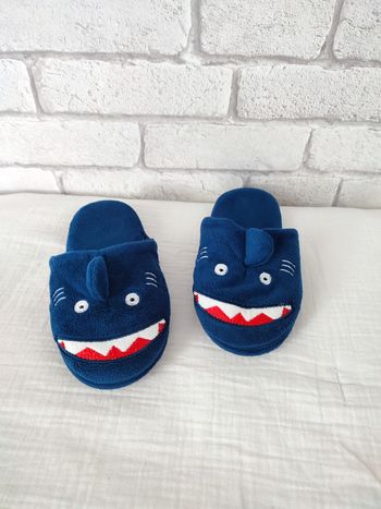 Chaussons en velours requin 30