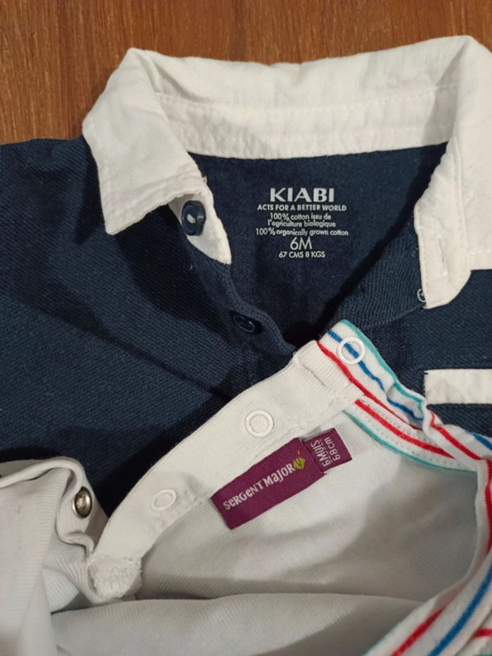 Lot 4 bodies 6 mois Sergent Major - photo numéro 3