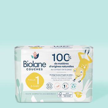 3 paquets de couche biolane