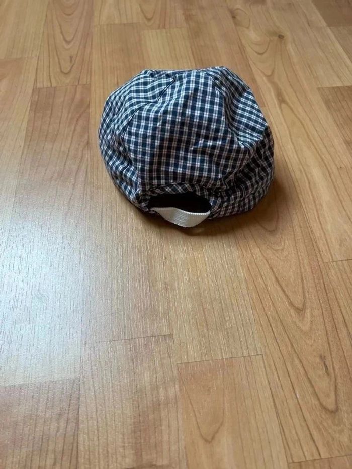 Casquette Catimini réversible - " Chat pirate " - blanc, bleu & rouge - 6 / 12 mois - photo numéro 2